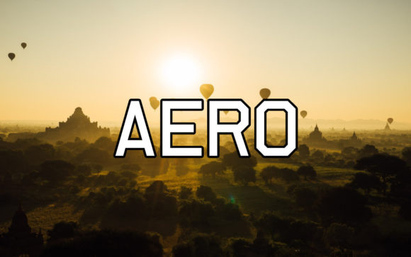 Aero: The Geometric Sans Serif for Modern Projects