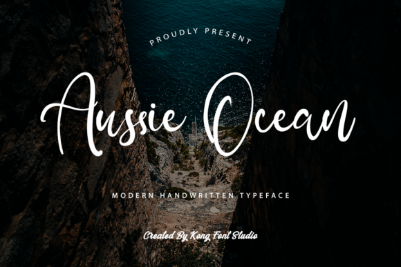 Aussie Ocean: The Playful Handwritten Script for Modern Creators