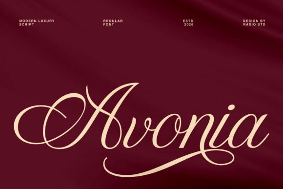 Avonia: A Modern Script for Timeless Elegance
