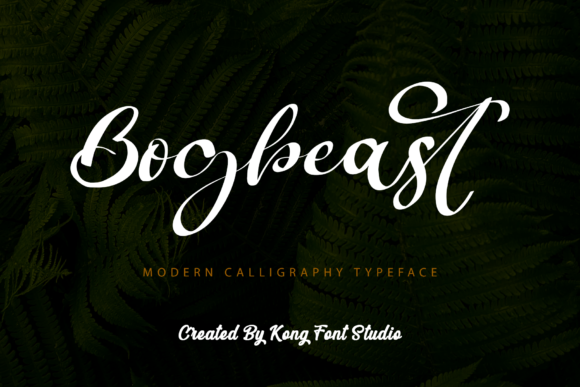 Bogbeast: The Modern Handwritten Script for Bold Creatives