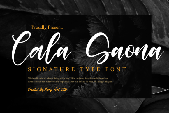 Cala Saona: A Modern Script for Creative Projects