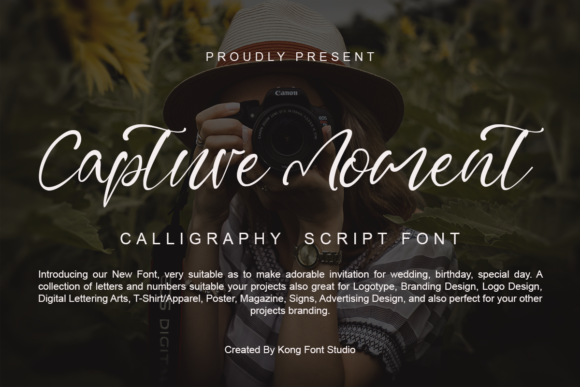 Capture Moment: The Handwritten Script Font for Authentic Branding