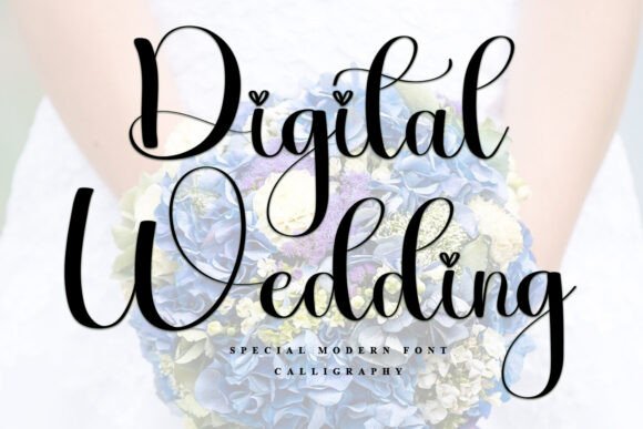 Digital Wedding: A Font That Blends Charm with Modern Edge