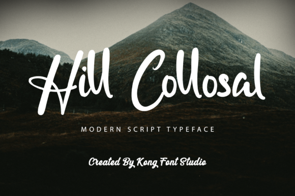 Hill Collosal: A Fresh Take on the Handwritten Font