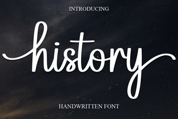 History: The Sweet Handwritten Font That Feels Like a Love Letter