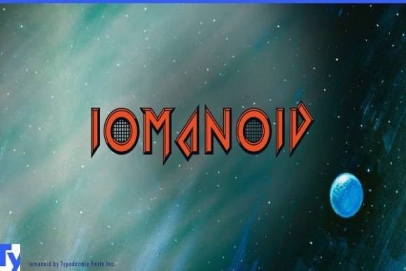 Iomanoid: The Retro Display Font for Bold Branding