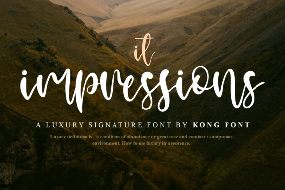 It Impressions: A Handwritten Font for Authentic Design