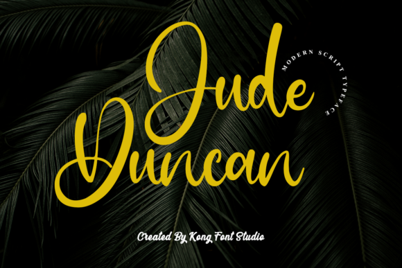 Jude Duncan: A Handwritten Font for Creative Projects