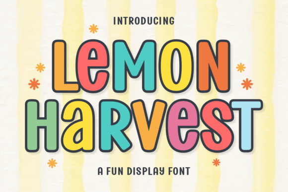 Lemon Harvest: A Font That Radiates Joy and Warmth