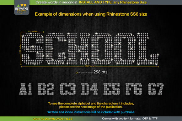 RS02 Atletico TTF Rhinestone Template: Craft Sparkle in Seconds