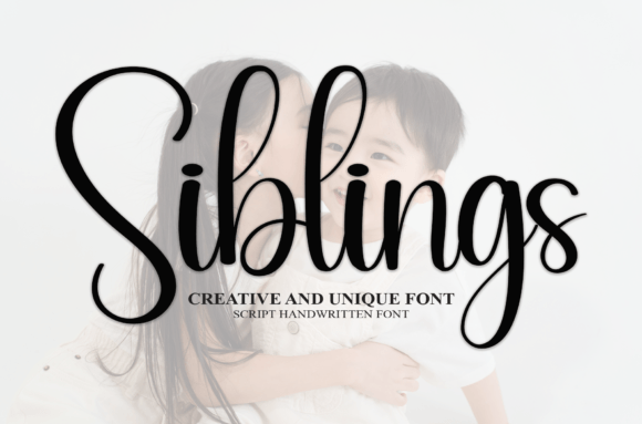 Siblings: A Handwritten Font for Modern Creative Projects