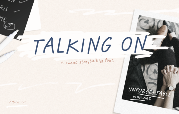 Talking on: A Handwritten Font with Endless Possibilities