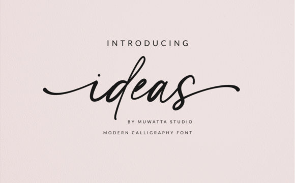 The Ideas Font: A Blend of Classic Elegance and Modern Sophistication