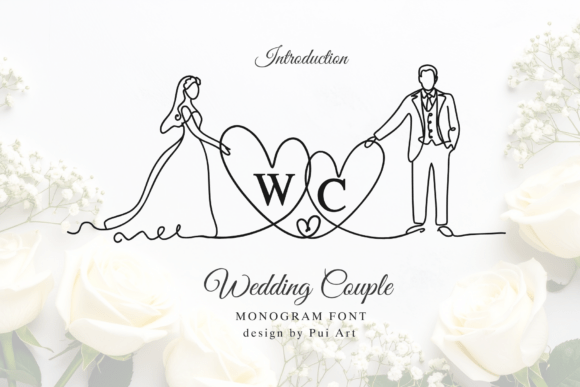 Wedding Couple Monogram: Crafting a Visual Vow