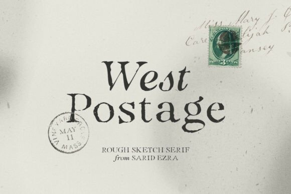 West Postage: The Handwritten Serif for Authentic Design