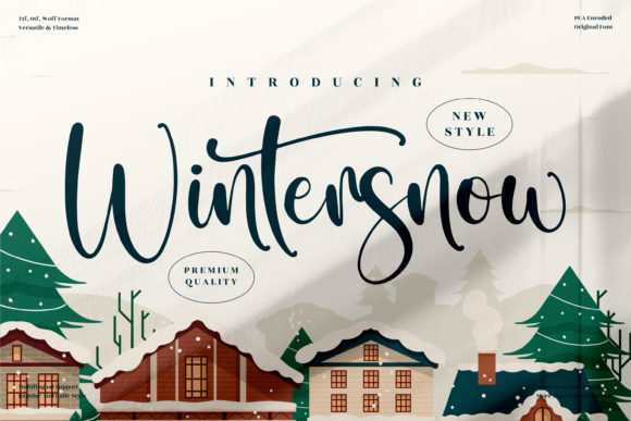 Wintersnow: Elevate Your Brand with Elegant Handwritten Style